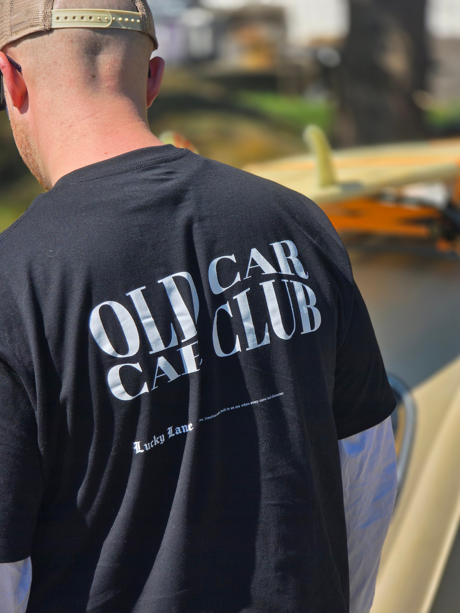 Lucky Lane – Old Car Car Club T-shirt