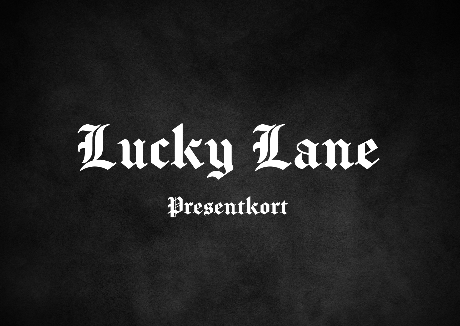 Lucky Lane - Presentkort